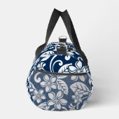 PLUMERIA-MUSTER AUF DER INSEL IN NAVY BLAUE DUFFLE BAG (Rechts)