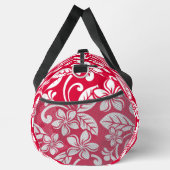 PLUMERIA-MUSTER IN STRAWBERRY RED DUFFLE BAG (Rechts)