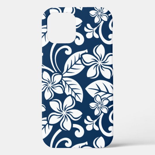 PLUMERIA (NAVY BLUE) Case-Mate iPhone HÜLLE (Rückseite)