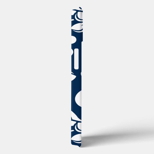 PLUMERIA (NAVY BLUE) Case-Mate iPhone HÜLLE (Rückseite / Rechts)