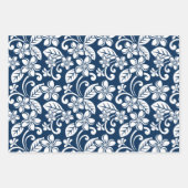 PLUMERIA (NAVY BLUE) GESCHENKPAPIER SET (Vorderseite)