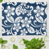 PLUMERIA (NAVY BLUE) GESCHIRRTUCH (Gefaltet)