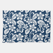 PLUMERIA (NAVY BLUE) GESCHIRRTUCH (Horizontal)