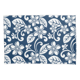 PLUMERIA (NAVY BLUE) KISSENBEZUG