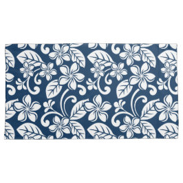 PLUMERIA (NAVY BLUE) KISSENBEZUG