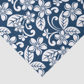 PLUMERIA (NAVY BLUE) SEIDENPAPIER (Ausschnitt)