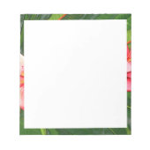 Plumeria Notizblock (Vorderseite)