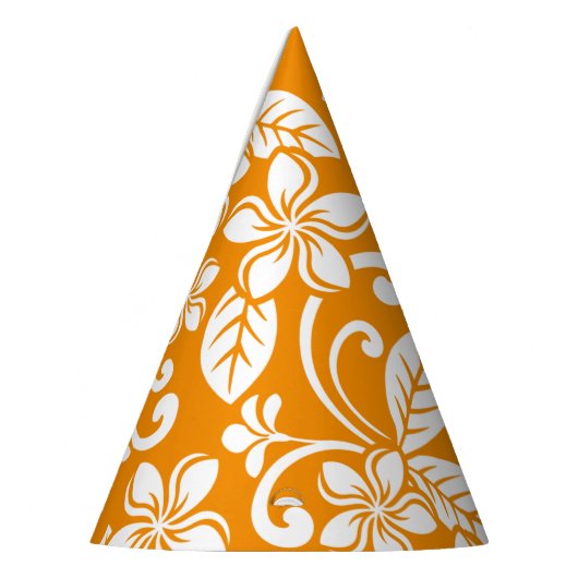PLUMERIA (ORANGE) PARTYHÜTCHEN (Links)