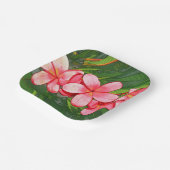 Plumeria Pappteller (Gewinkelt)