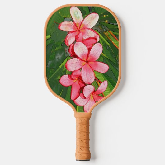 Plumeria Pickleball Schläger (Vorderseite)