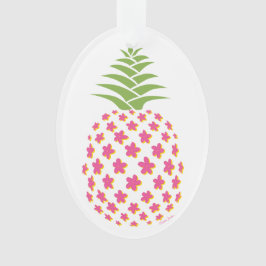 Plumeria Pineapel Ornament