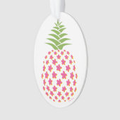 Plumeria Pineapel Ornament (Vorderseite)