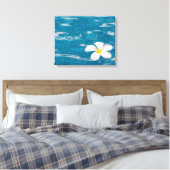 Plumeria Pool WrackCanvas Art Leinwanddruck (Insitu (Schlafzimmer))