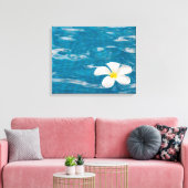 Plumeria Pool WrackCanvas Art Leinwanddruck (Insitu (Wohnzimmer))