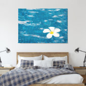 Plumeria Pool WrackCanvas Art Leinwanddruck (Insitu (Schlafzimmer))