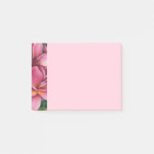 Plumeria Post It Notes Post-it Klebezettel (Vorderseite)