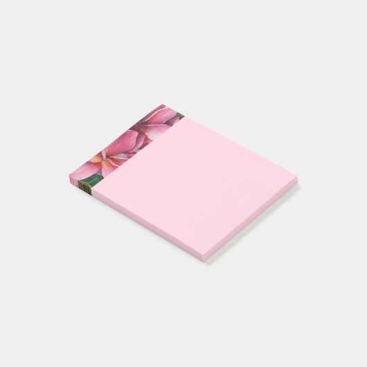Plumeria Post It Notes Post-it Klebezettel (angewinkelt)