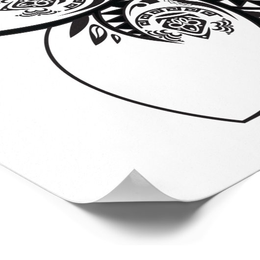 Plumeria Poster (Ecke)