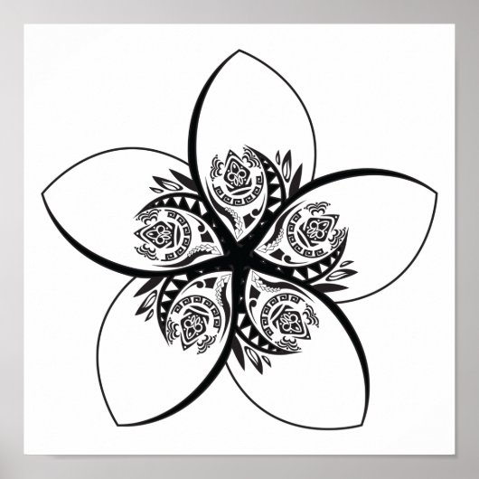 Plumeria Poster (Vorne)