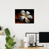 Plumeria Poster (Heimbüro)