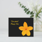 Plumeria Postkarte (Stehend Vorderseite)