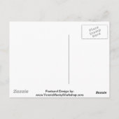 Plumeria Postkarte (Rückseite)