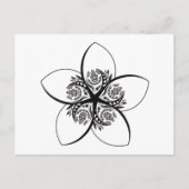 Plumeria Postkarte (Vorderseite)