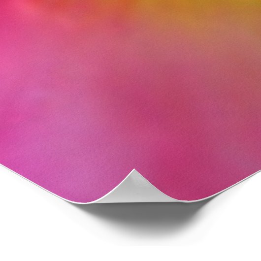 Plumeria Print Poster (Ecke)