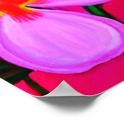 Plumeria Punch Poster (Ecke)
