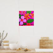 Plumeria Punch Poster (Küche)