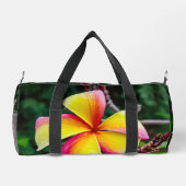 Plumeria rubra duffle bag (Rückseite)
