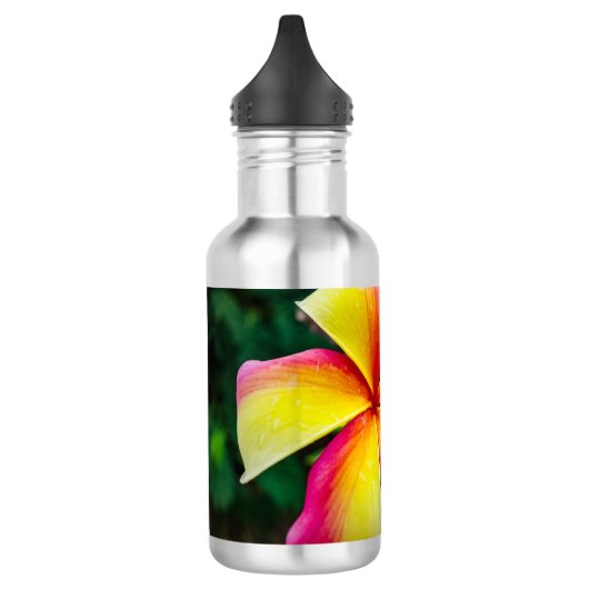 Plumeria rubra edelstahlflasche (Links)