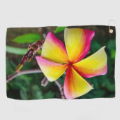 Plumeria rubra golfhandtuch (Horizontal)