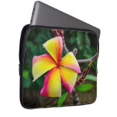 Plumeria rubra laptopschutzhülle (Vorne Rechts)
