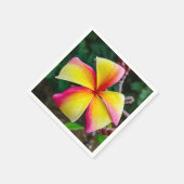 Plumeria rubra serviette (Ecke)