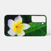 Plumeria Samsung Galaxy Hülle (Rückseite (Horizontal))
