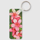 Plumeria Schlüsselanhänger (Rückseite)