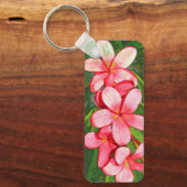 Plumeria Schlüsselanhänger (Vorderseite)