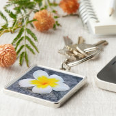 Plumeria Schlüsselanhänger (Seite)