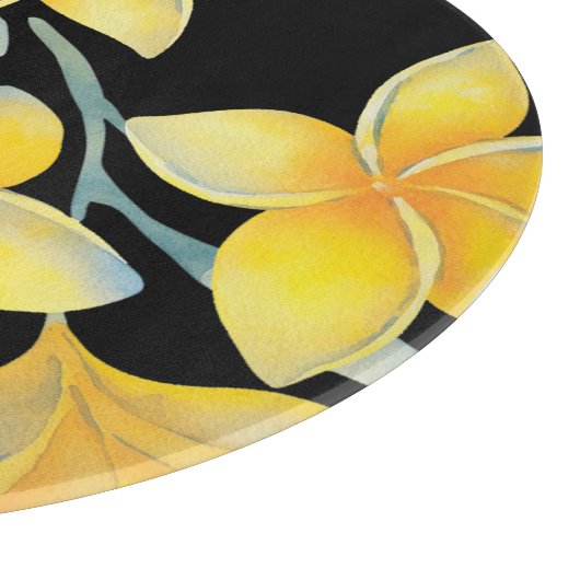 Plumeria Schneidebrett (Ecke)