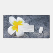 Plumeria Schreibtischunterlage (Tastatur & Maus)