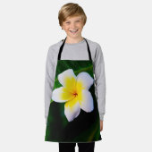 Plumeria Schürze (Getragen)