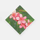 Plumeria Serviette (Ecke)
