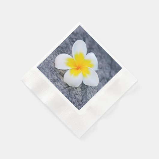 Plumeria Serviette (Ecke)