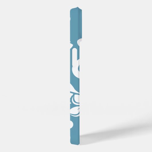 PLUMERIA (SLATE BLAUE) Case-Mate iPhone HÜLLE (Rückseite / Rechts)