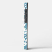 PLUMERIA (SLATE BLAUE) Case-Mate iPhone HÜLLE (Rückseite / Links)