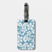 ?PLUMERIA (SLATE BLAUE) GEPÄCKANHÄNGER (Rückseite vertikal)