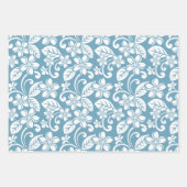 PLUMERIA (SLATE BLAUE) GESCHENKPAPIER SET (Vorderseite 2)