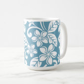 PLUMERIA (SLATE BLAUE) KAFFEETASSE (VorderseiteRechts)
