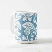 PLUMERIA (SLATE BLAUE) KAFFEETASSE (Vorderseite Links)